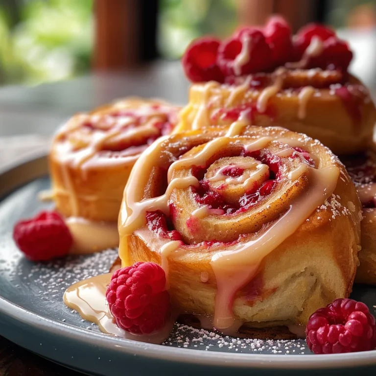 Raspberry Cinnamon Rolls