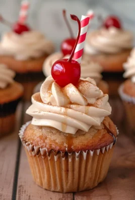 Root Beer Float Cupcakes