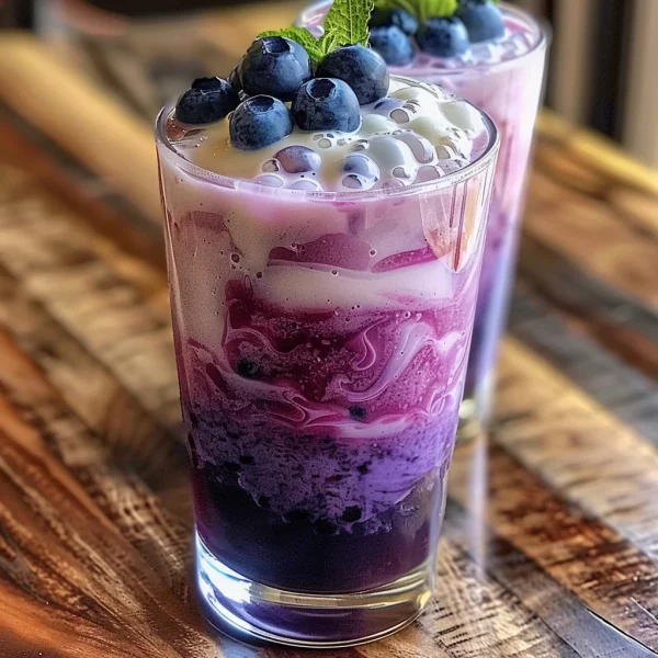 Sugar Free Blueberry Italian Cream Soda
