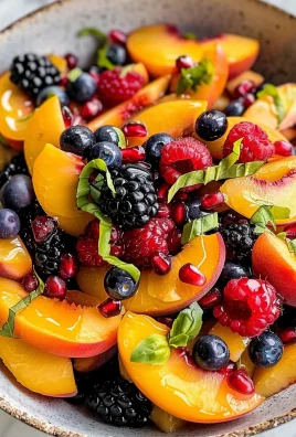 Summer Peach Fruit Salad
