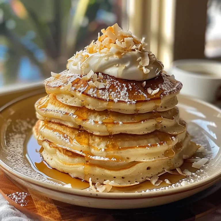 Sweet Coconut Cream Pancakes: A Breakfast Delight You’ll Love!