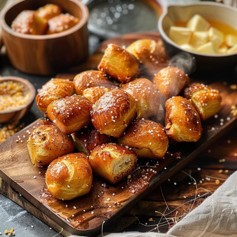 10 Minute Fluffy Air Fryer Pretzel Bites