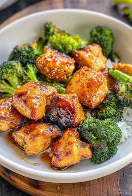 Air Fryer Chicken Bites and Broccoli