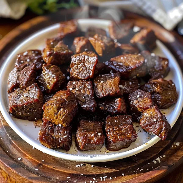 Air Fryer Juicy Steak Bites