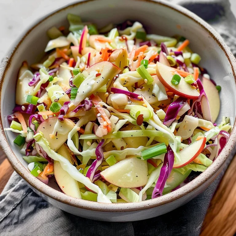 Apple Cabbage Coleslaw Recipe