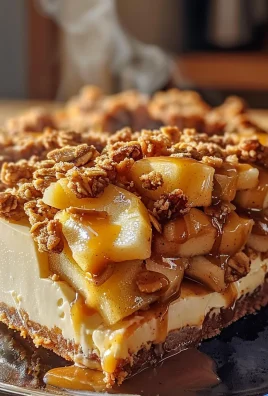 Apple Crisp Cheesecake Delight: A Delicious Fusion of Flavors