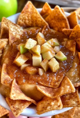 Apple Pie Dip with Cinnamon Sugar Tortilla Chips