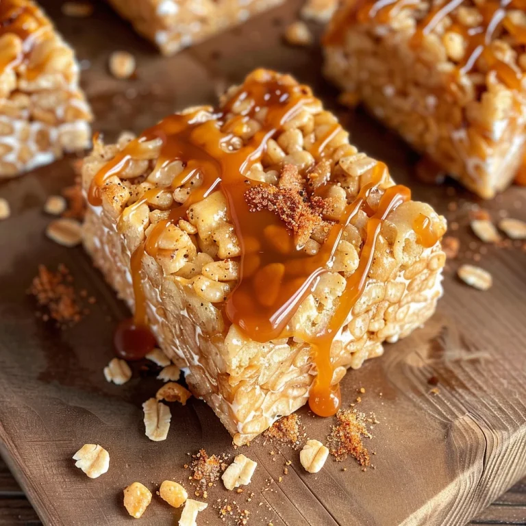 Apple Pie Rice Krispie Treats