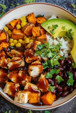 BBQ Chicken Sweet Potato Bowl