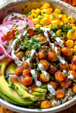 BBQ Ranch Chickpea Quinoa Bowls