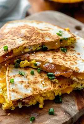 Bacon Egg Cheese Breakfast Quesadillas