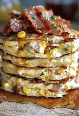 Bacon and Corn Griddle Cakes