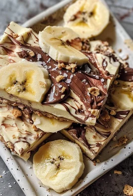 Banana & Nutella Frozen Yogurt Bark