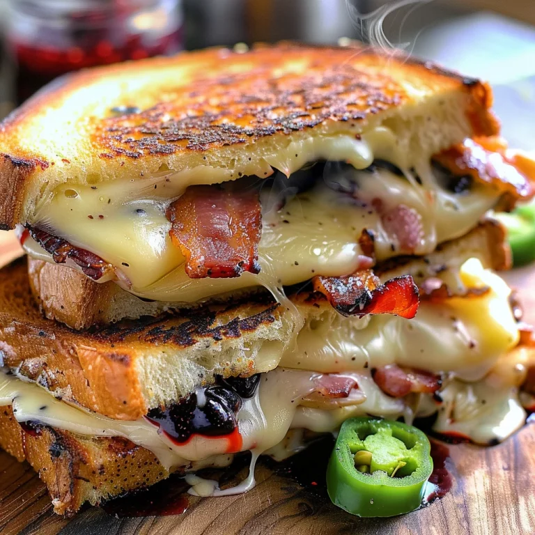 Blackberry Bacon Grilled Cheese