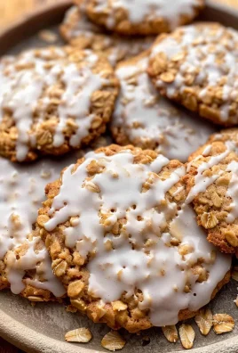 Brown Butter Iced Oatmeal Cookies Recipe