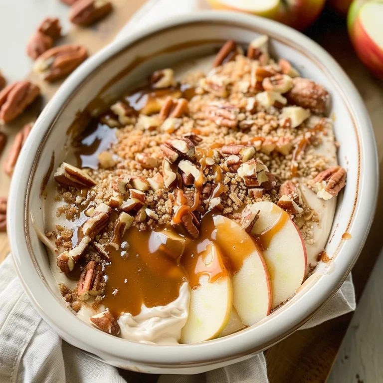 Caramel apple cheesecake dip recipe