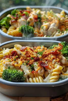 Chicken Bacon Ranch Pasta Meal Prep