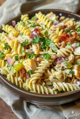 Chicken Bacon Ranch Pasta Salad
