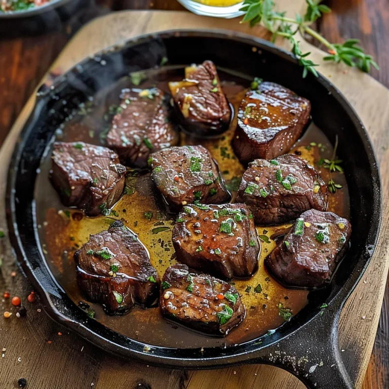 Cowboy Butter Steak Bites