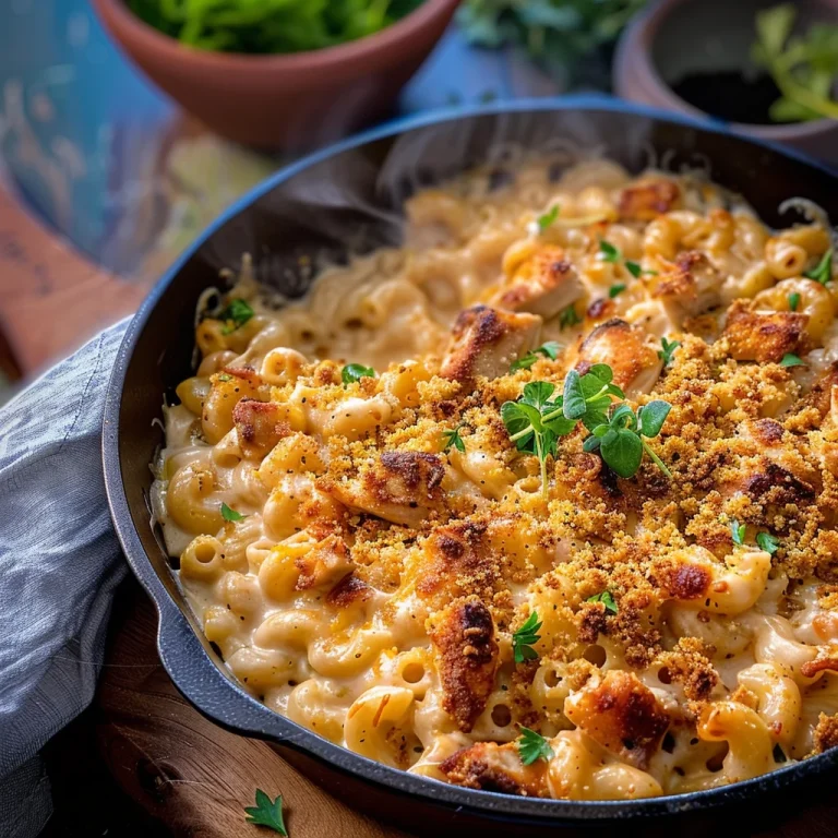 Creamy Chicken Mac and Cheese