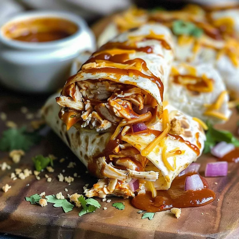 Crispy BBQ Chicken Wraps
