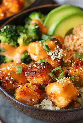 Crispy Bang Bang Salmon Bites Bowls
