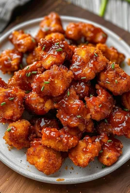Delicious Baked Honey BBQ Popcorn Chicken Recipe