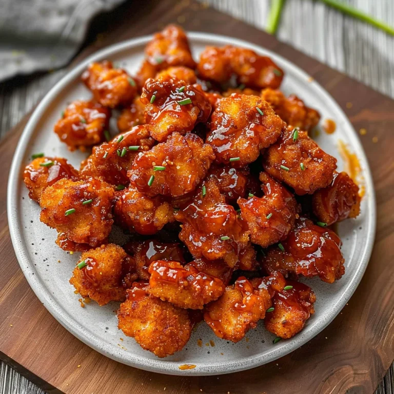 Delicious Baked Honey BBQ Popcorn Chicken Recipe
