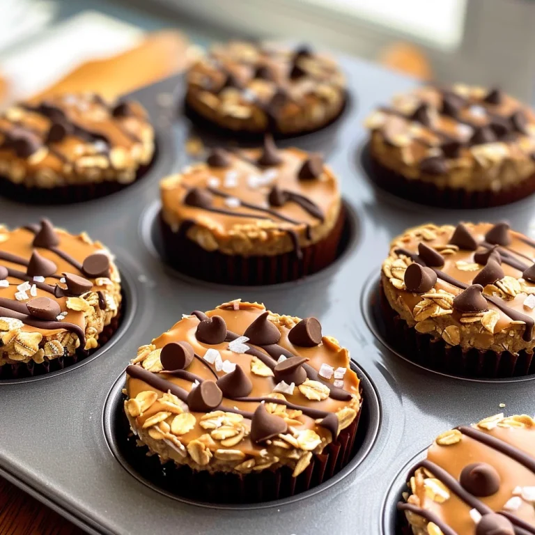 Easy No Bake Peanut Butter Oat Cups