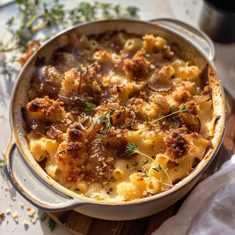 French Onion Mac and Cheese