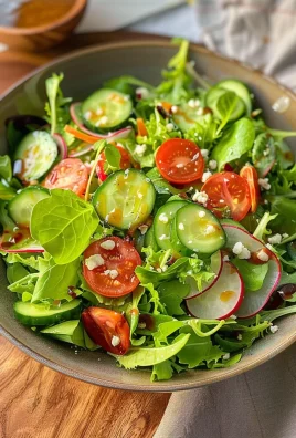 Fresh Mixed Greens Side Salad (for Steak, Pasta, & More!)