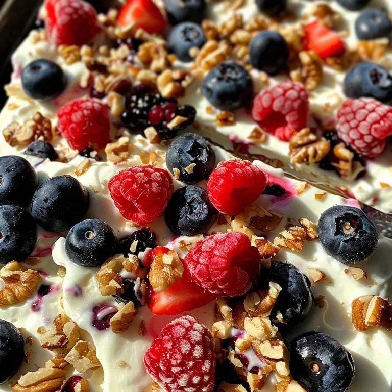Frozen Yogurt Bark