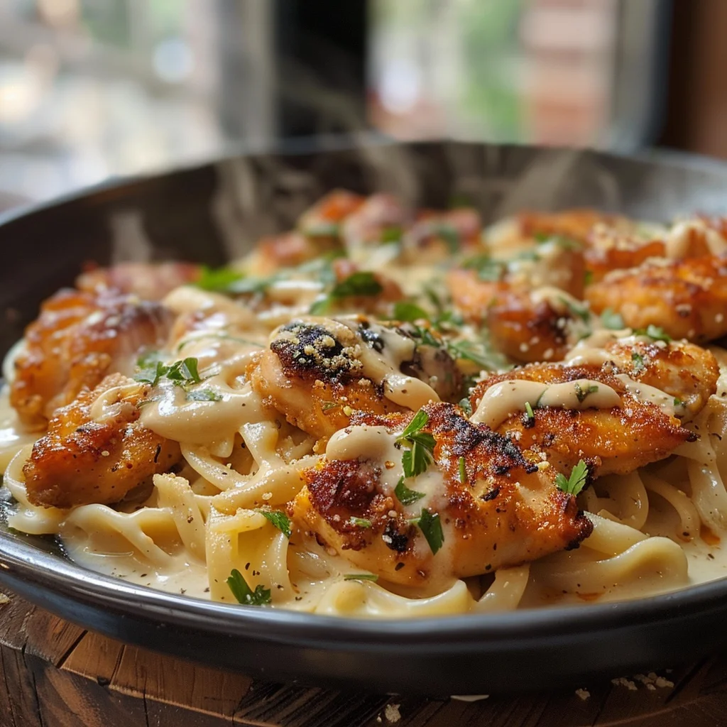 Garlic Butter Chicken Bites with Creamy Parmesan Pasta: An Incredible 7-Step Recipe image 3
