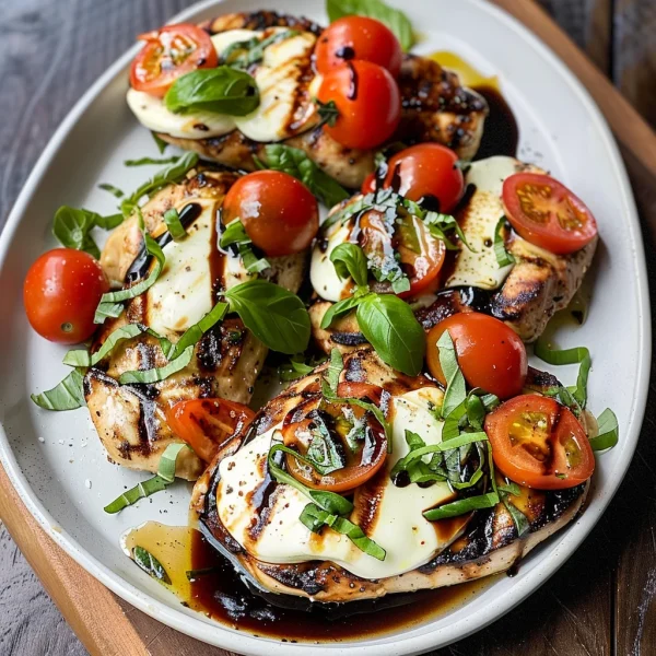 Grilled Chicken Caprese
