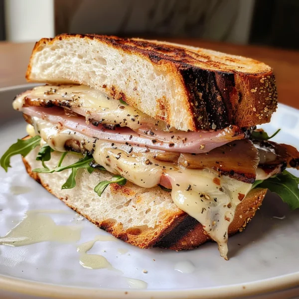 Grilled Chicken Cordon Bleu Sandwich