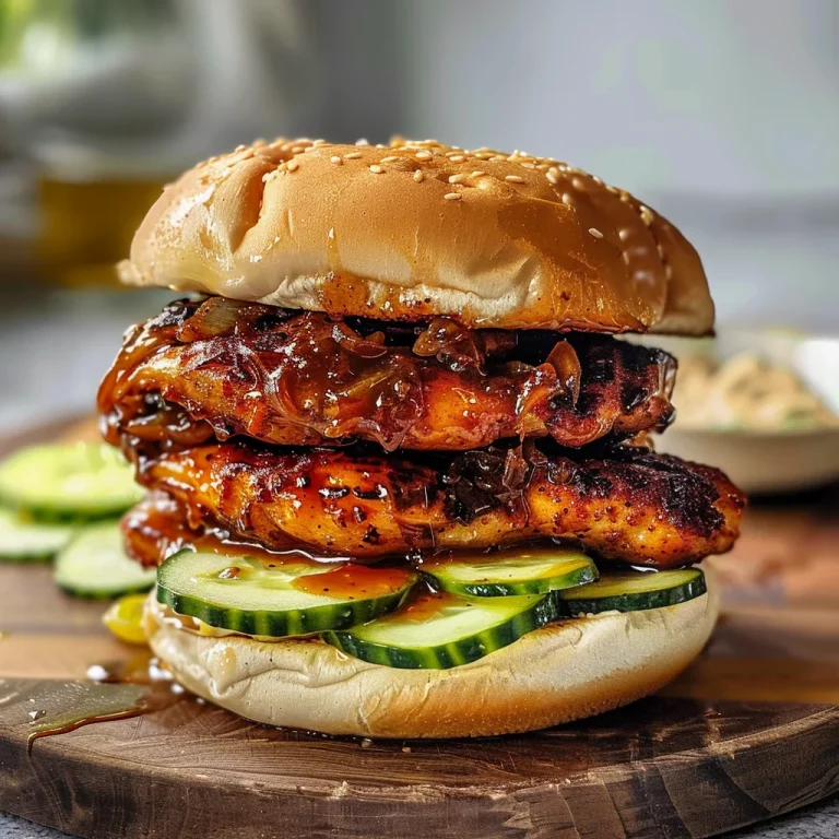 Grilled Korean BBQ Chicken Sandwich