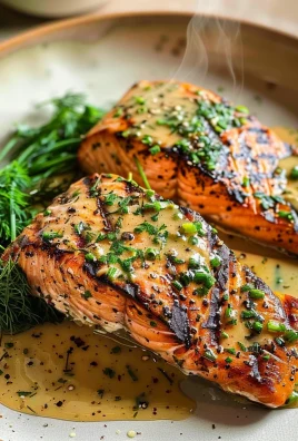 Grilled Salmon with Dijon Mustard Sauce: A Flavorful Delight!