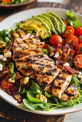 Honey Mustard Chicken Salad with Avocado, Bacon & Goat Cheese