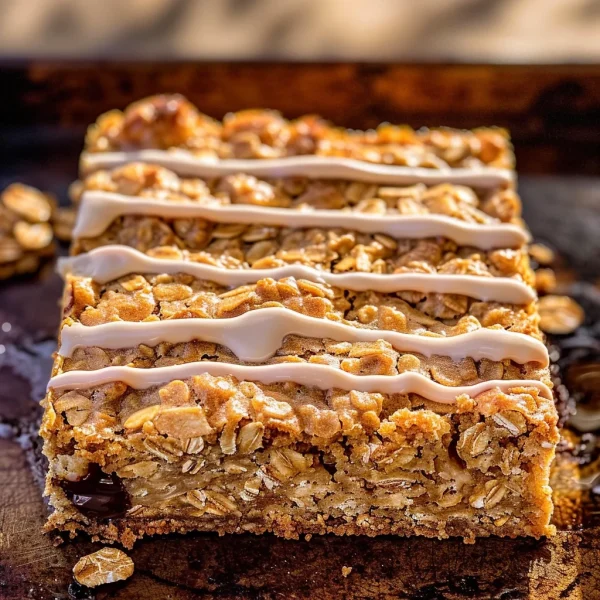 Iced Oatmeal Cookie Bars Recipe