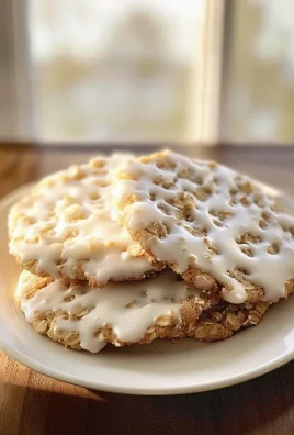 Iced Oatmeal Cookies Recipe