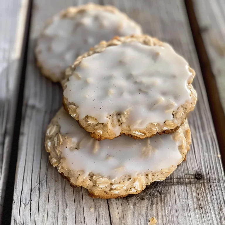 Iced oatmeal cookies - Crumbl copycat