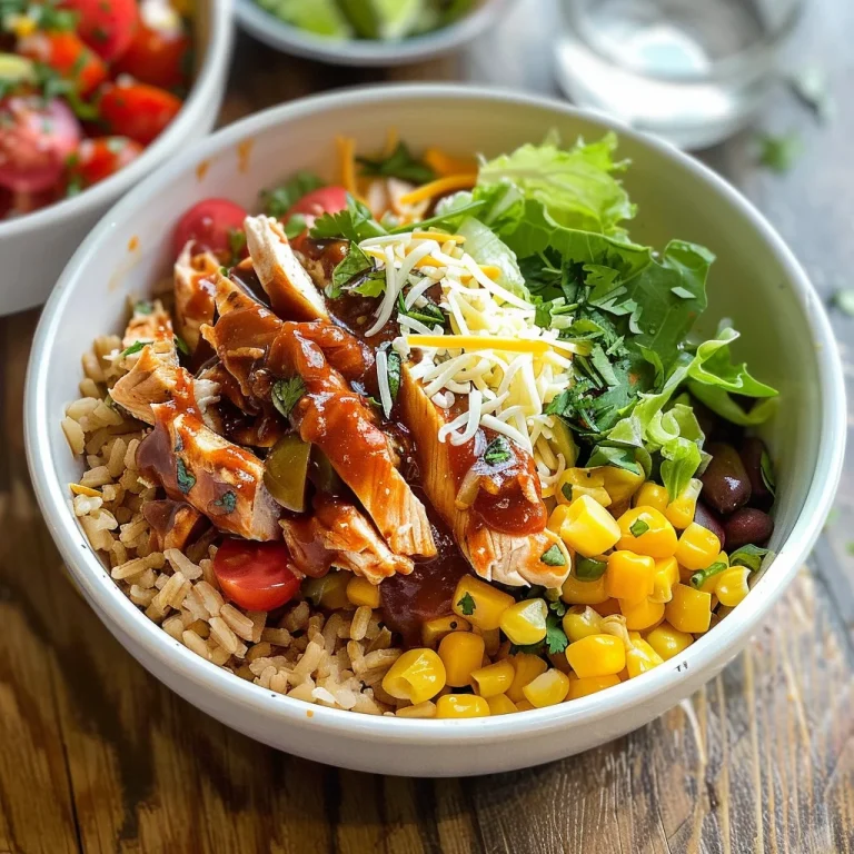 Irresistible High Protein BBQ Ranch Chicken Bowl Recipe