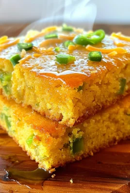 Jalapeño Cornbread with Lime Honey Glaze