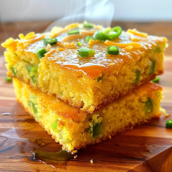 Jalapeño Cornbread with Lime Honey Glaze