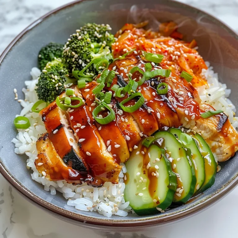 Korean BBQ Chicken Bowl