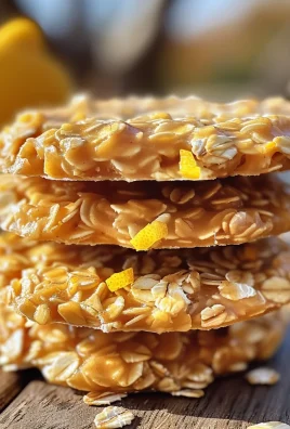 Lemon Oatmeal No-Bake Cookies