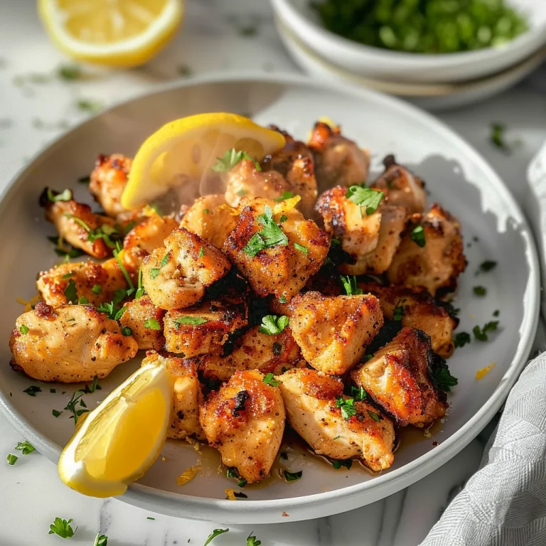 Make Flavorful Air Fryer Lemon Chicken Bites in Just 10 Minutes!