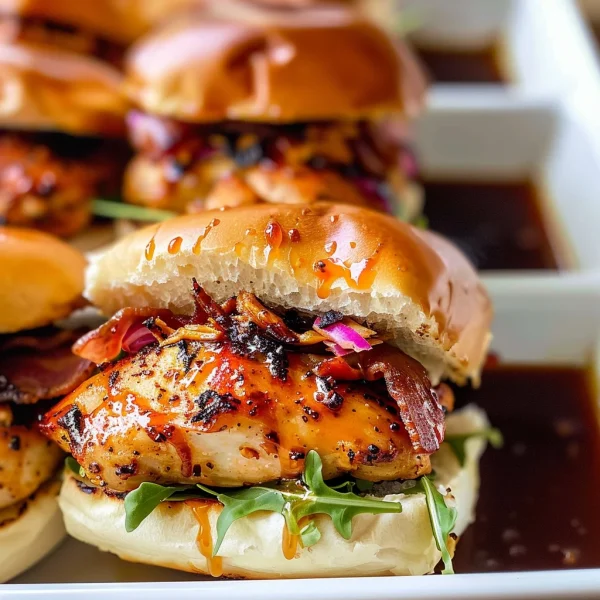 Maple Chicken & Bacon Sliders