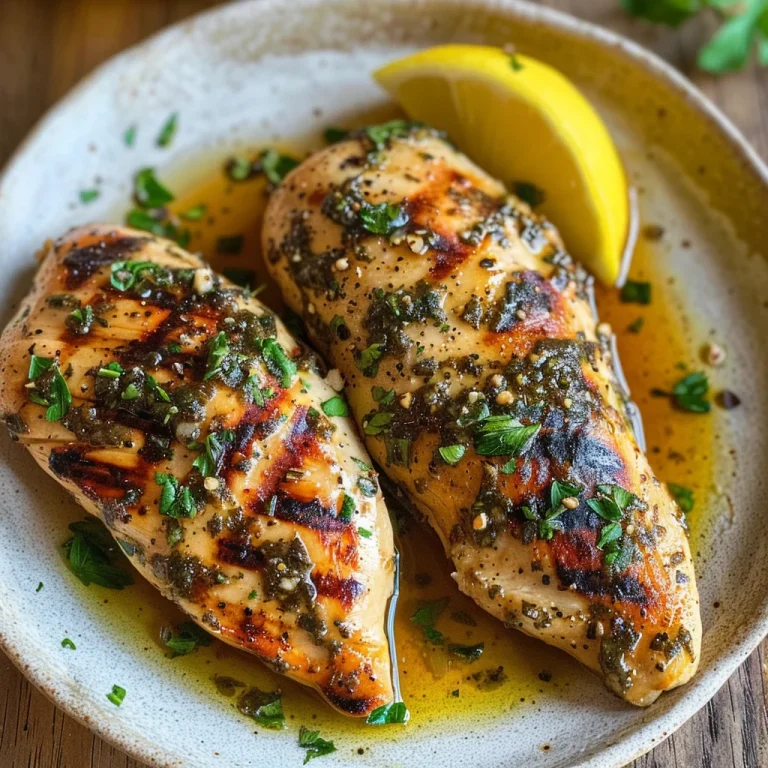 Mediterranean Herb Crusted Grilled Chicken
