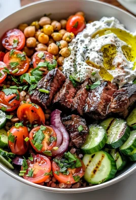 Mediterranean Steak Bowl Recipe